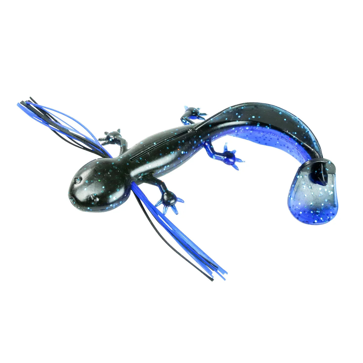 black with white spots salamander fishing lure Slam-A-Mander – FishLab