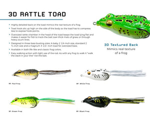 FishLab 3D Rattle Toad