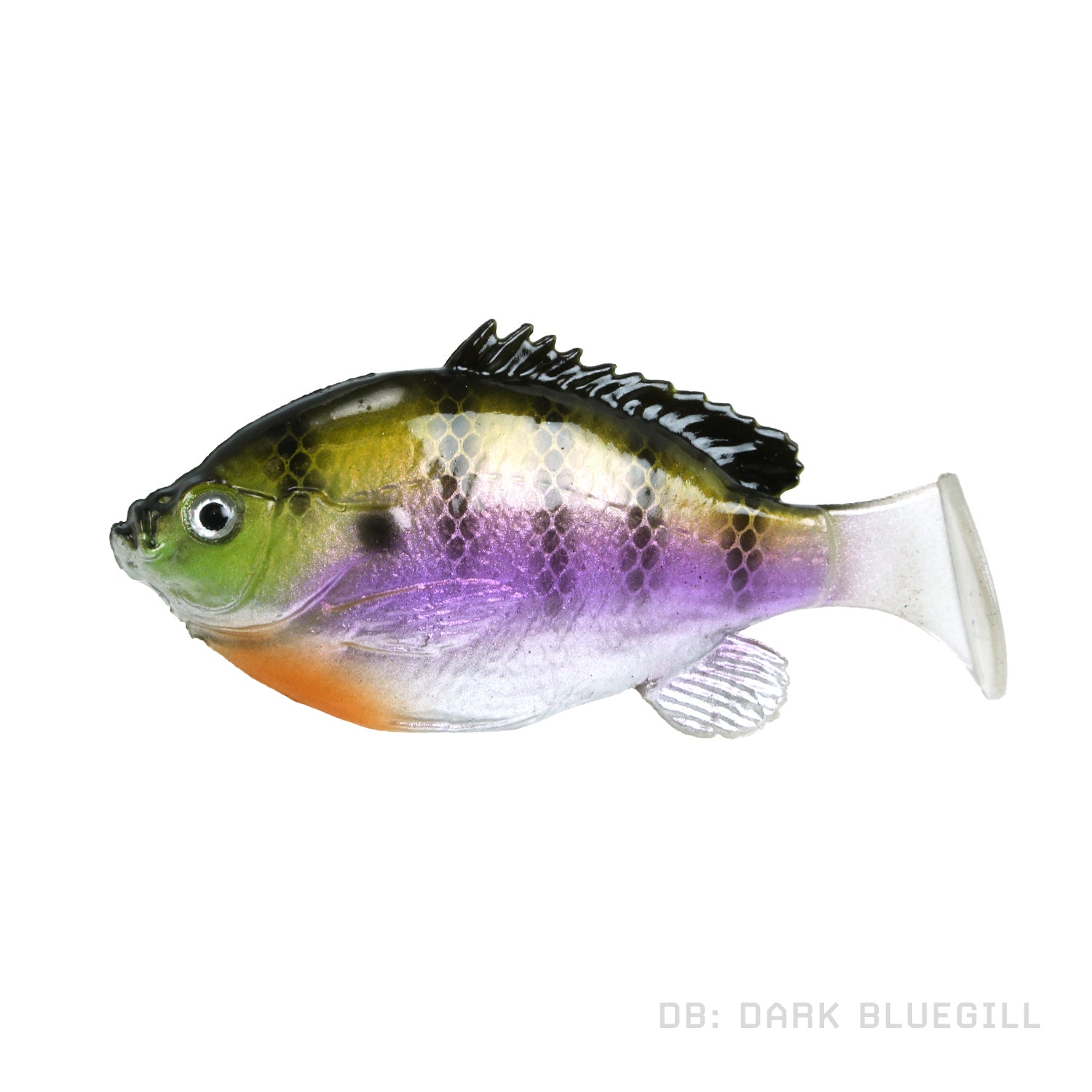 FishLab BGWS-3.5-LB Bio Gill Weedless Swimbait Sinking Light Bluegill 3  5/8 3/4 oz