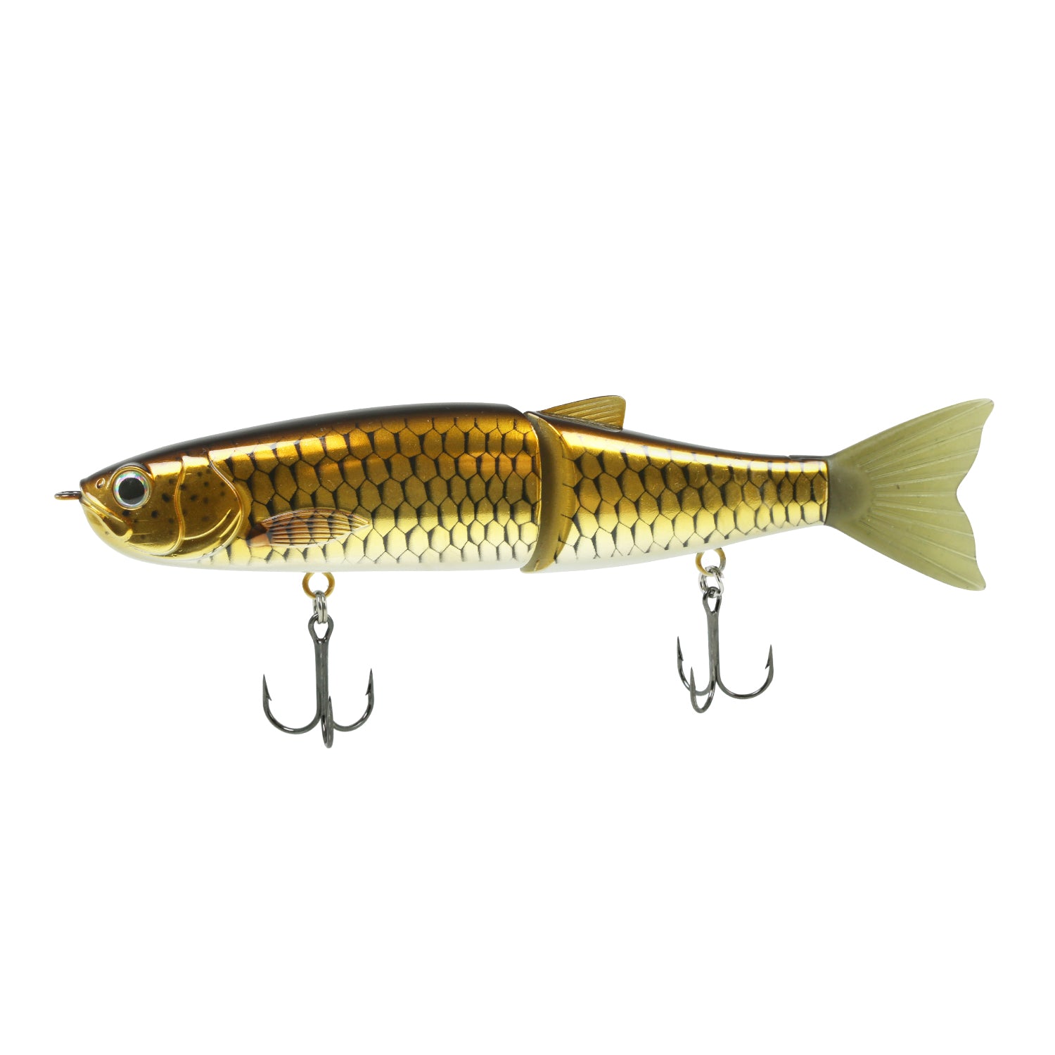 HQRP Fresh-Water Lakes Fish Bait Jointed Multi-Section Slow Sinking Glide  Tackle Walleye Fishing Lure 